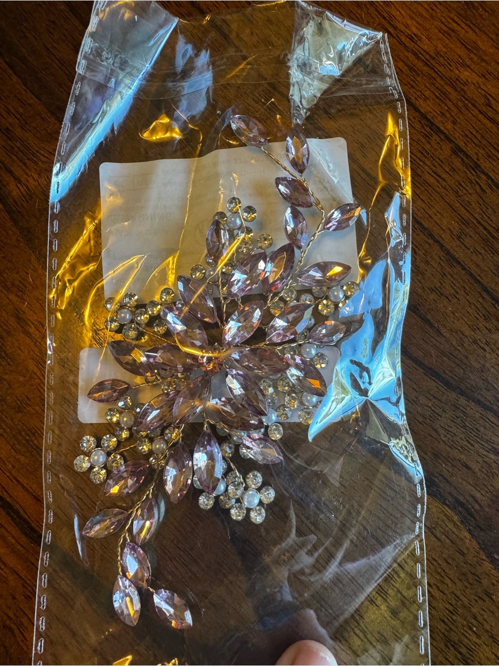 Rhinestone hair accessory